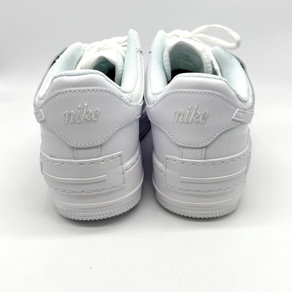 Nike Air Force 1 Womens AF1 Shadow Triple White Shoes Sz 9.5 New CI0919-100 - Picture 4 of 11